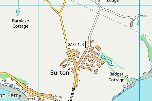 SA73 1LR map - OS VectorMap District (Ordnance Survey)