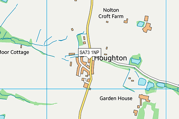 SA73 1NP map - OS VectorMap District (Ordnance Survey)