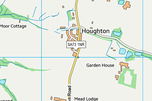 SA73 1NR map - OS VectorMap District (Ordnance Survey)