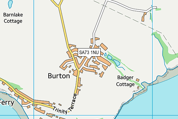 SA73 1NU map - OS VectorMap District (Ordnance Survey)