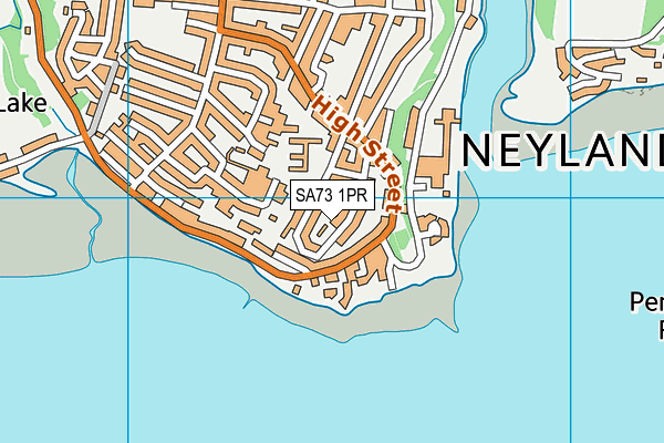 SA73 1PR map - OS VectorMap District (Ordnance Survey)