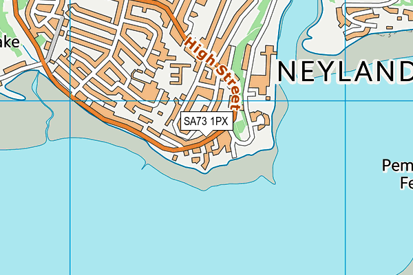 SA73 1PX map - OS VectorMap District (Ordnance Survey)