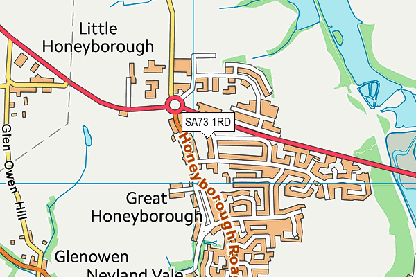 SA73 1RD map - OS VectorMap District (Ordnance Survey)