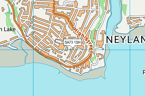 SA73 1SH map - OS VectorMap District (Ordnance Survey)