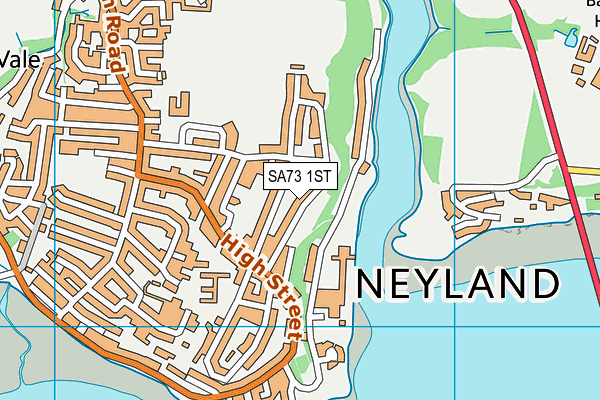 SA73 1ST map - OS VectorMap District (Ordnance Survey)