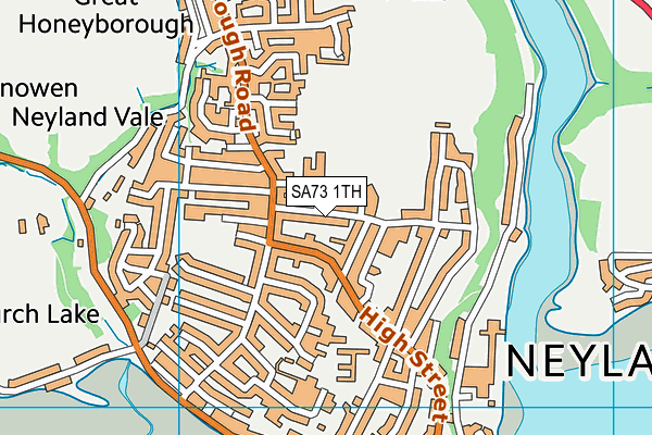 SA73 1TH map - OS VectorMap District (Ordnance Survey)