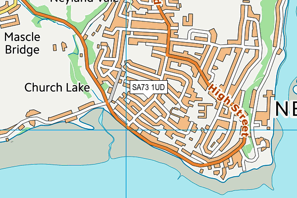 SA73 1UD map - OS VectorMap District (Ordnance Survey)