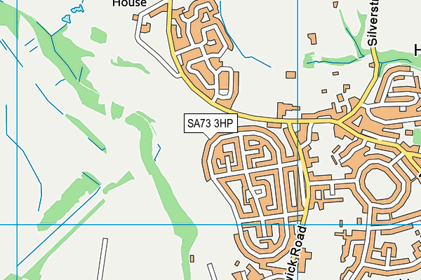 SA73 3HP map - OS VectorMap District (Ordnance Survey)