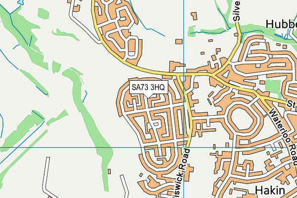 SA73 3HQ map - OS VectorMap District (Ordnance Survey)