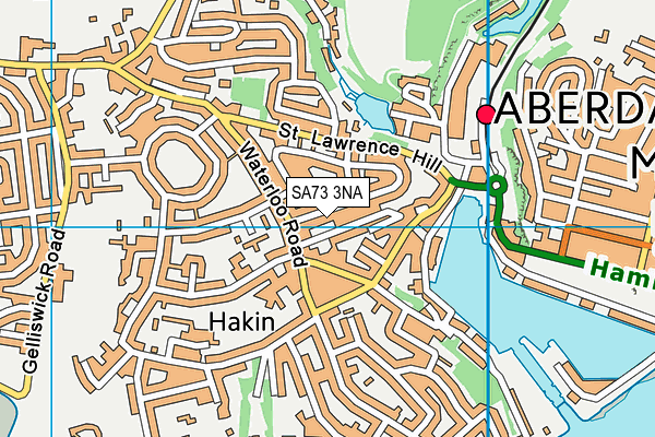 SA73 3NA map - OS VectorMap District (Ordnance Survey)