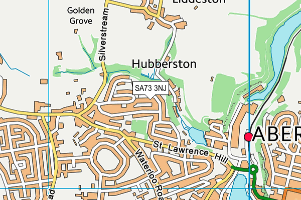 SA73 3NJ map - OS VectorMap District (Ordnance Survey)