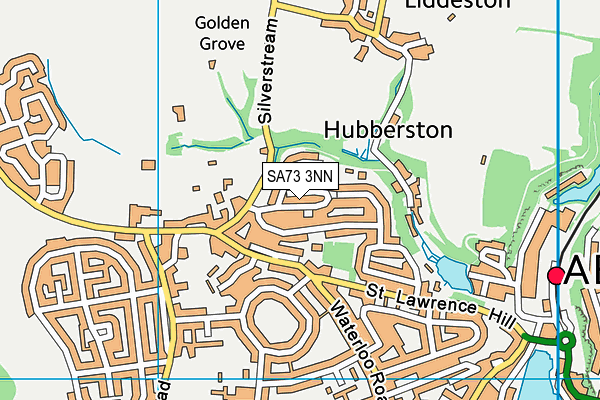 SA73 3NN map - OS VectorMap District (Ordnance Survey)