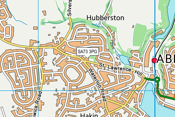 SA73 3PG map - OS VectorMap District (Ordnance Survey)