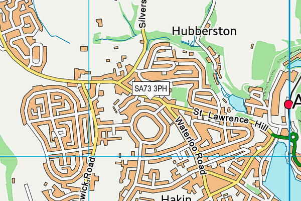 SA73 3PH map - OS VectorMap District (Ordnance Survey)