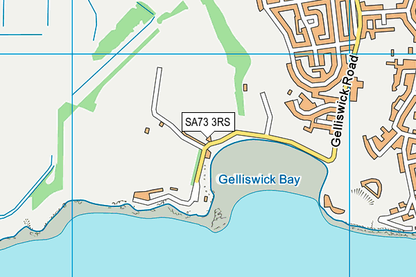 Gelliswick Church in Wales Voluntary Controlled Primary School map (SA73 3RS) - OS VectorMap District (Ordnance Survey)