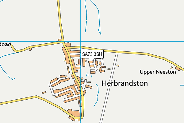 SA73 3SH map - OS VectorMap District (Ordnance Survey)
