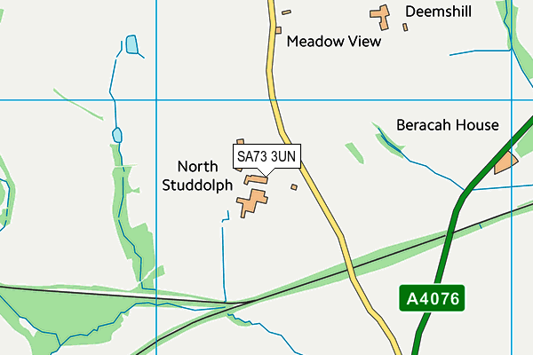 SA73 3UN map - OS VectorMap District (Ordnance Survey)