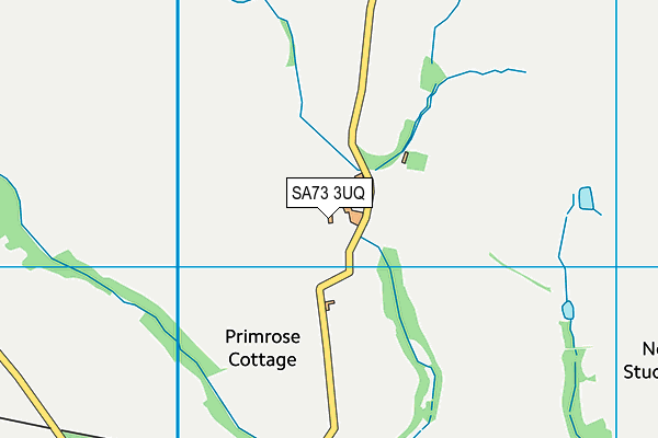 SA73 3UQ map - OS VectorMap District (Ordnance Survey)