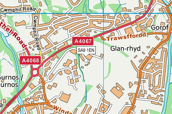 Map of JANET D JENKINS LIMITED at district scale