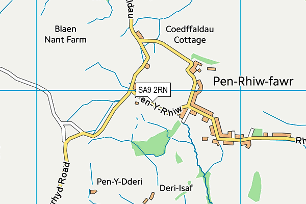 SA9 2RN map - OS VectorMap District (Ordnance Survey)