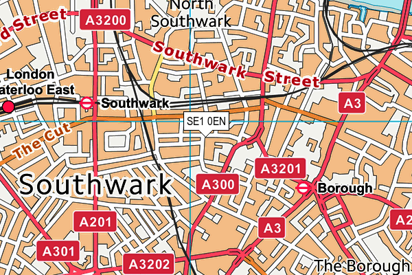 SE1 0EN map - OS VectorMap District (Ordnance Survey)