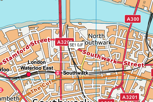 Map of 111 SOUTHWARK STREET LIMITED at district scale