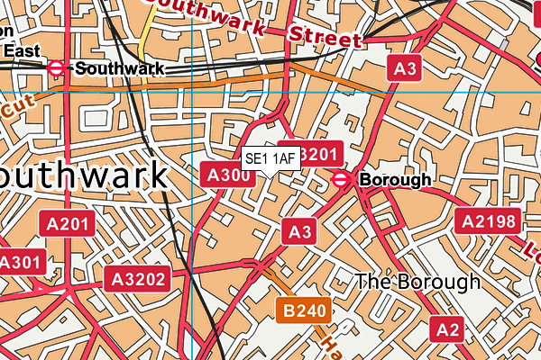 Charles Dickens Primary School map (SE1 1AF) - OS VectorMap District (Ordnance Survey)