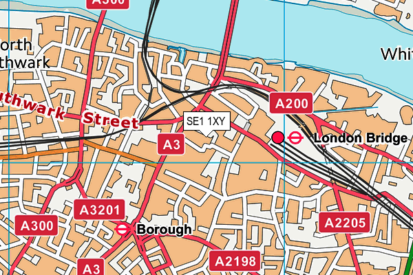 SE1 1XY map - OS VectorMap District (Ordnance Survey)