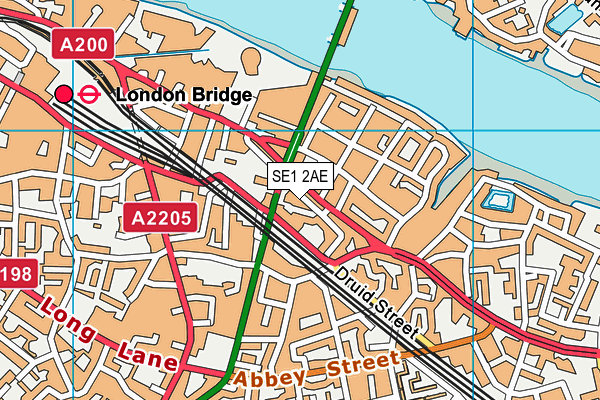 Tower Bridge Primary School map (SE1 2AE) - OS VectorMap District (Ordnance Survey)