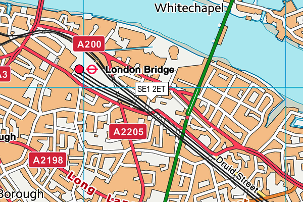 SE1 2ET map - OS VectorMap District (Ordnance Survey)