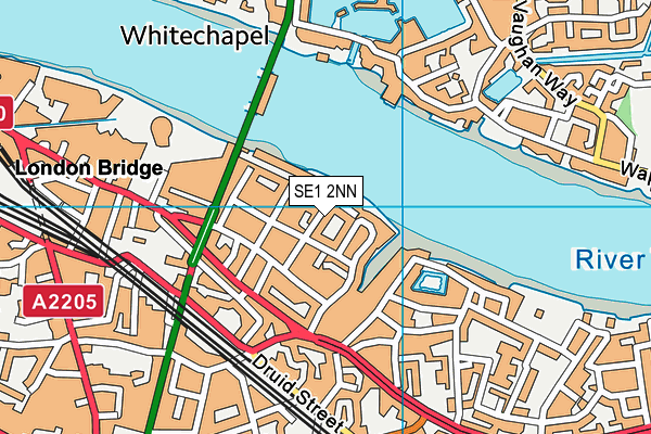 SE1 2NN map - OS VectorMap District (Ordnance Survey)