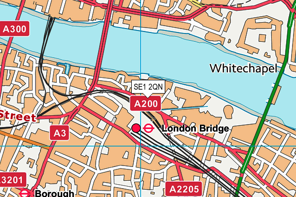 Fitness First (London Bridge Cottons) map (SE1 2QN) - OS VectorMap District (Ordnance Survey)