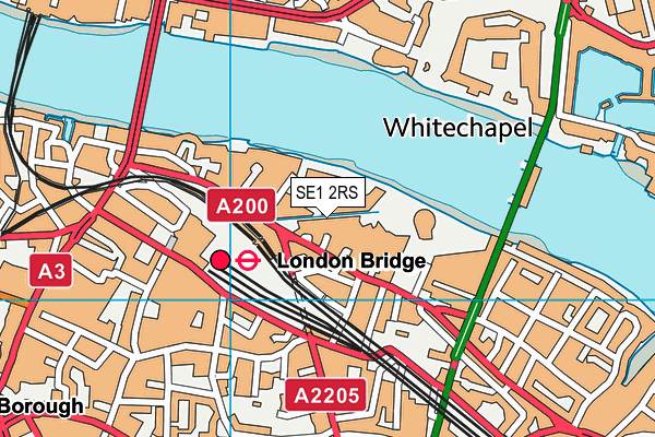 SE1 2RS map - OS VectorMap District (Ordnance Survey)