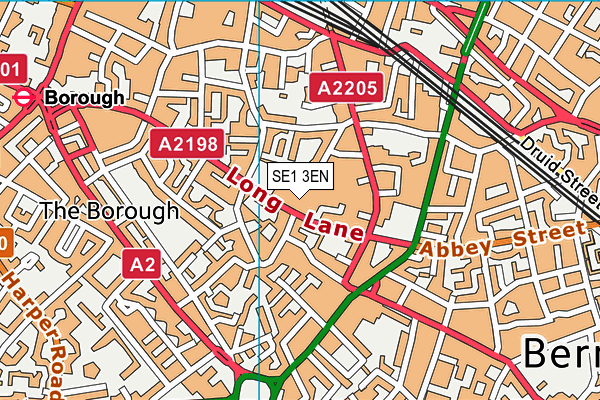 SE1 3EN map - OS VectorMap District (Ordnance Survey)