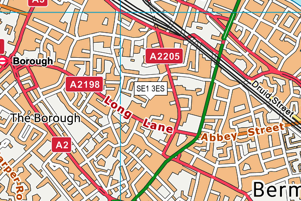 SE1 3ES map - OS VectorMap District (Ordnance Survey)