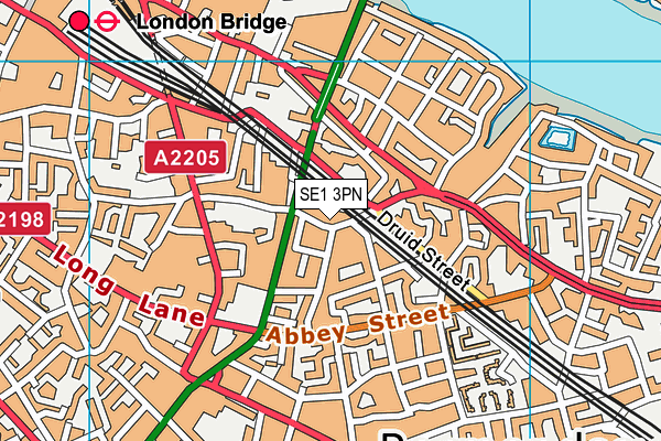 SE1 3PN map - OS VectorMap District (Ordnance Survey)