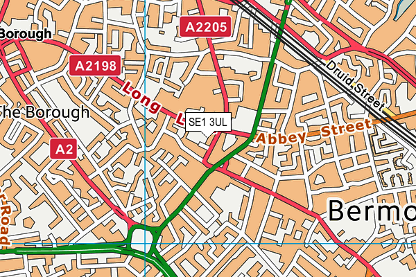 SE1 3UL map - OS VectorMap District (Ordnance Survey)