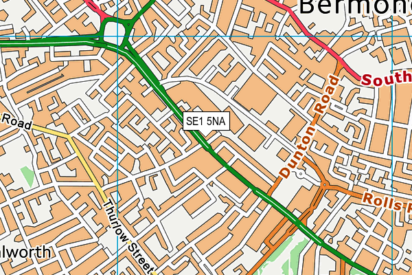 SE1 5NA map - OS VectorMap District (Ordnance Survey)
