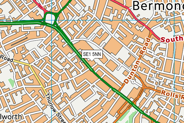 SE1 5NN map - OS VectorMap District (Ordnance Survey)