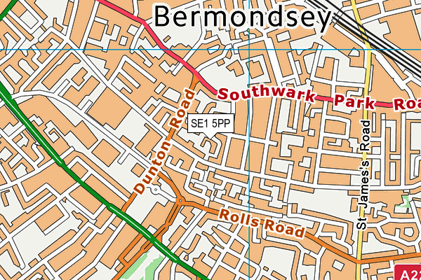 SE1 5PP map - OS VectorMap District (Ordnance Survey)
