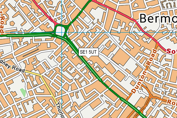 SE1 5UT map - OS VectorMap District (Ordnance Survey)