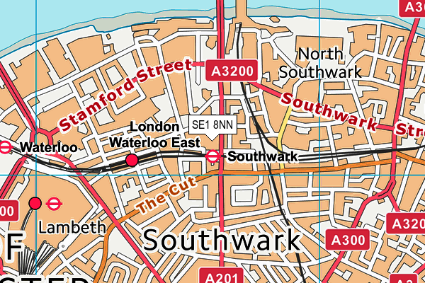 SE1 8NN map - OS VectorMap District (Ordnance Survey)