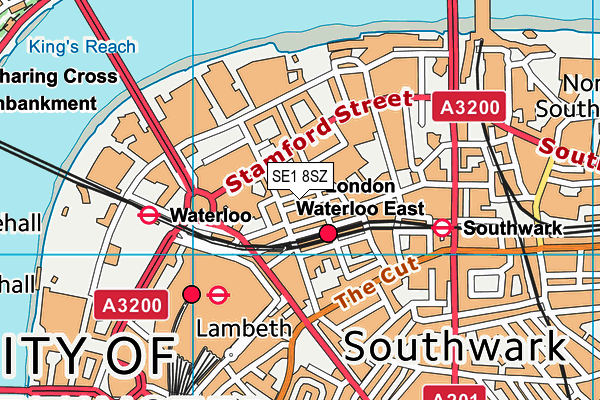 SE1 8SZ map - OS VectorMap District (Ordnance Survey)