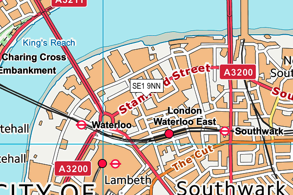 SE1 9NN map - OS VectorMap District (Ordnance Survey)