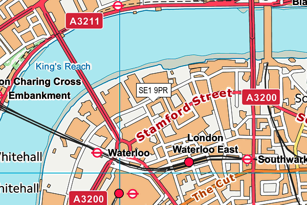 SE1 9PR map - OS VectorMap District (Ordnance Survey)