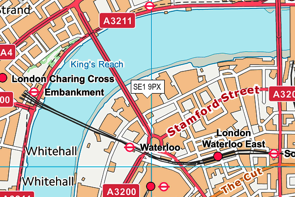 SE1 9PX map - OS VectorMap District (Ordnance Survey)