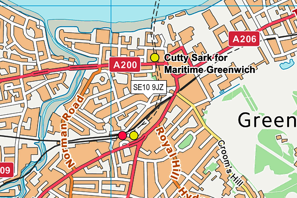 Map of ANNA & LOUIS LTD at district scale