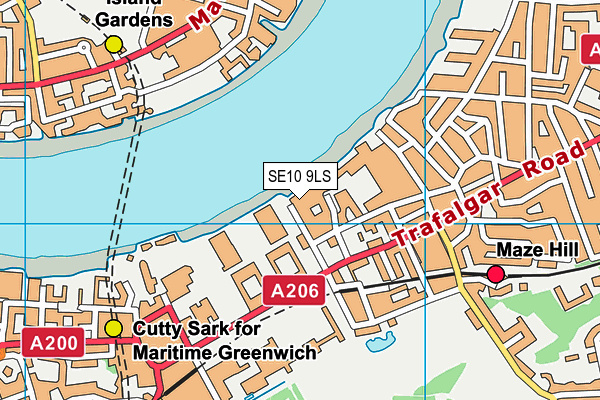 University of Greenwich map (SE10 9LS) - OS VectorMap District (Ordnance Survey)