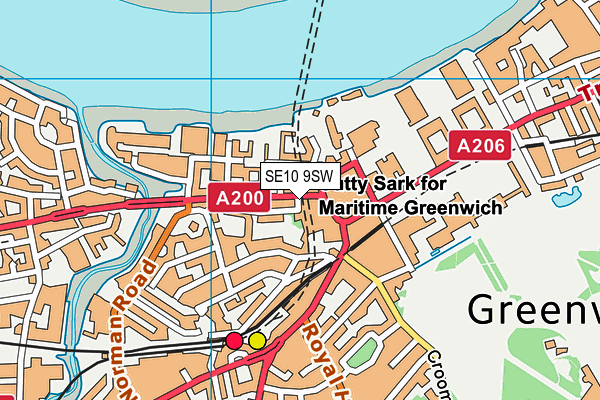 Map of GREENWICH PHOTOGRAPHY LIMITED at district scale