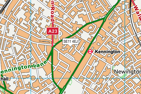 SE11 4EJ map - OS VectorMap District (Ordnance Survey)